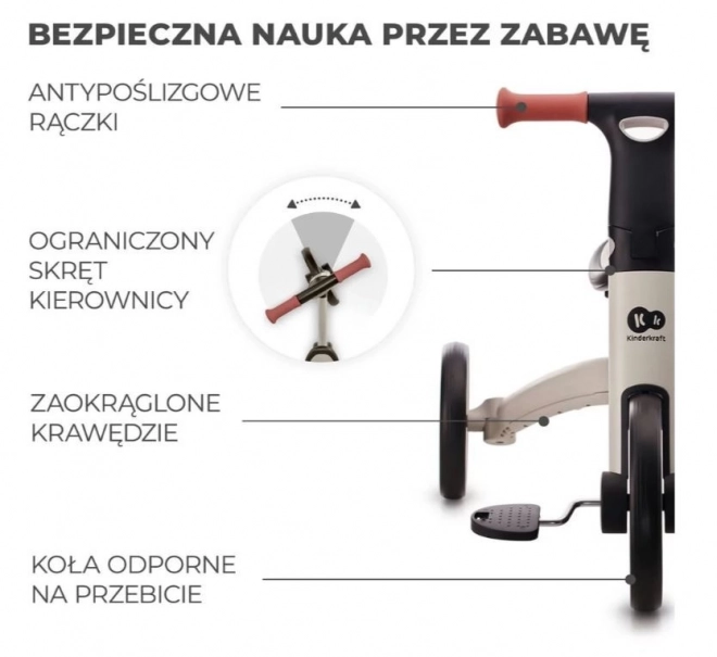 Tříkolka 4TRIKE SILVER GREY