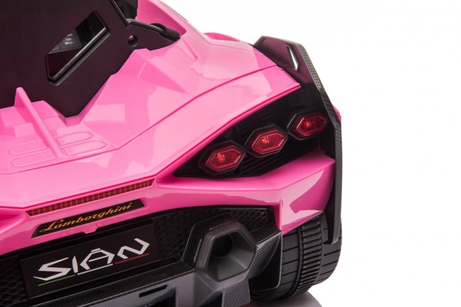 Lamborghini SIAN dětské auto na baterii s ovladačem – Růžové