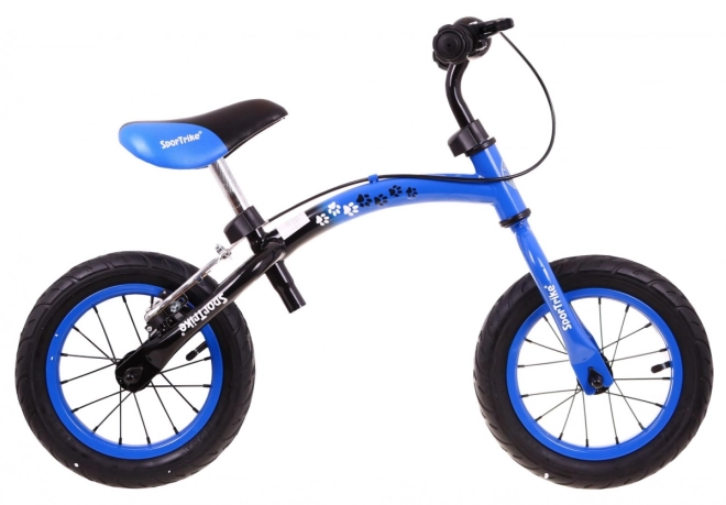 Dětské krosové kolo Boomerang SporTrike + variabilní uspořádání rámu – Modré 