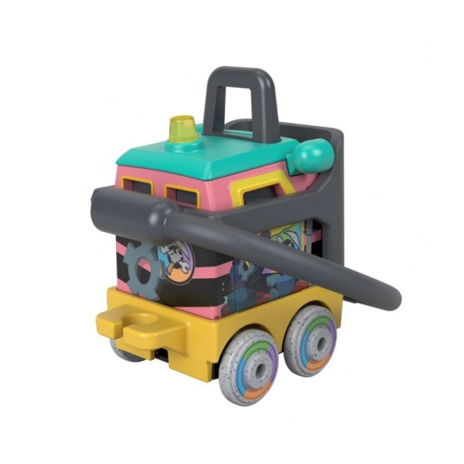 Tahací kovová mašinka od Fisher-Price – Sandy The Rail Speeder