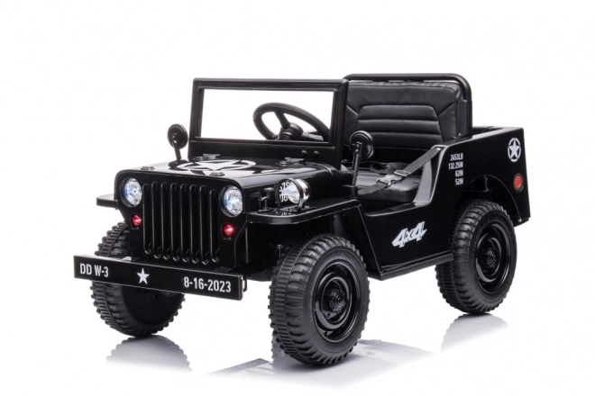 JH-103 Černé auto na baterie 4x4
