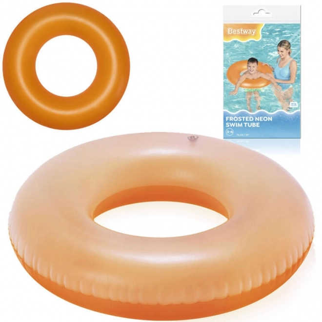 Nafukovací kruh Bestway oranžový 76 cm – Oranžová
