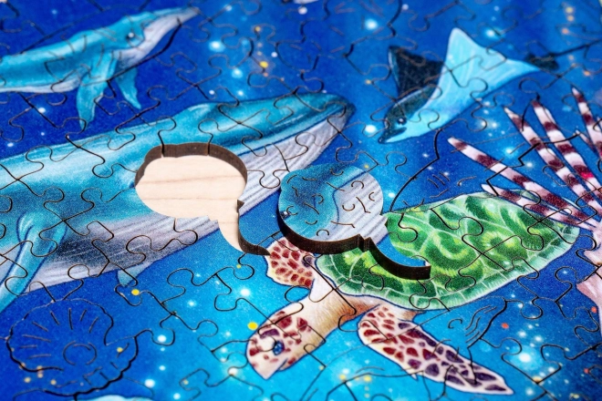Dřevěné puzzle Podmořský svět 500 dílků