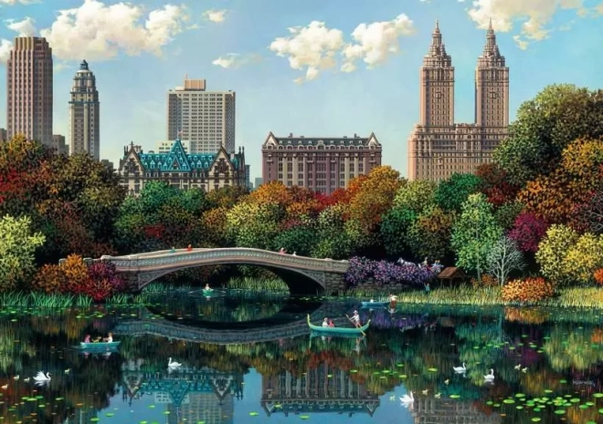 Ravensburger puzzle Central Park New York 1000 dílků
