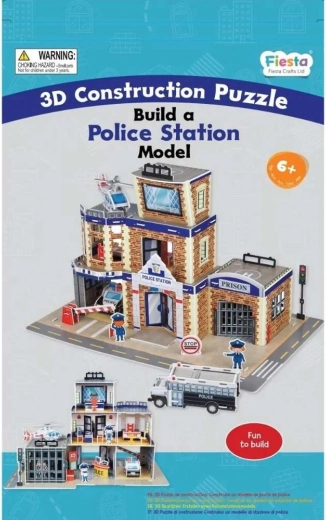 3D skládačka Policejní stanice Fiesta Crafts