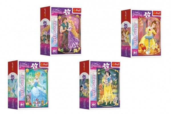 Minipuzzle Krásné princezny/Disney Princess 54 dílků