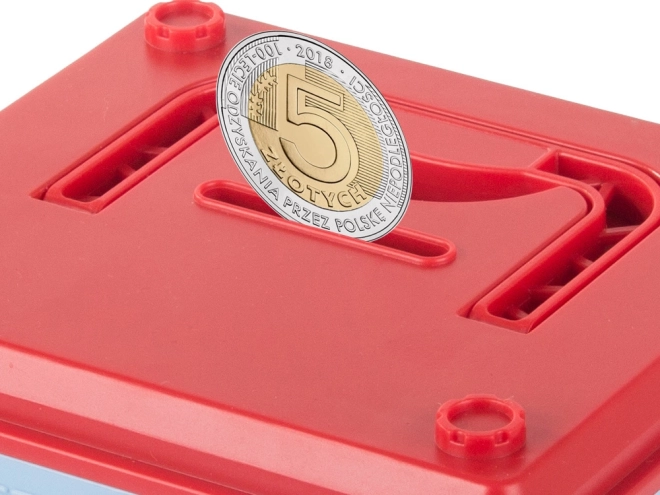 Interaktivní trezor na peníze s PIN kódem