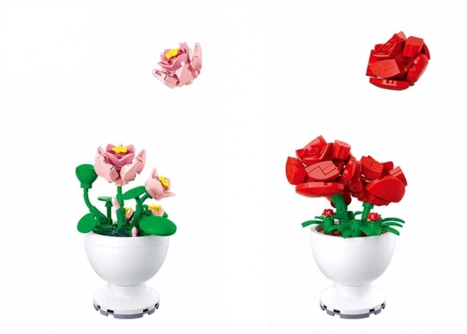 Sluban Flowers M38-B1077 Květiny jarní malé Displej 6 ks