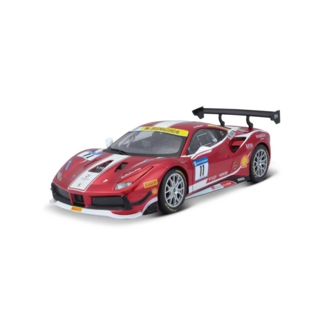 Model auta Ferrari 488 Challenge 2017 od Bburago v měřítku 1:24