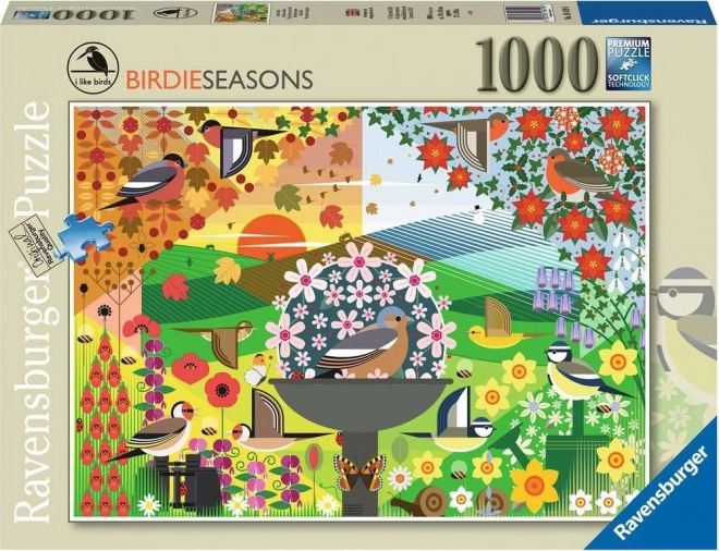 Puzzle Mám ráda ptáčky