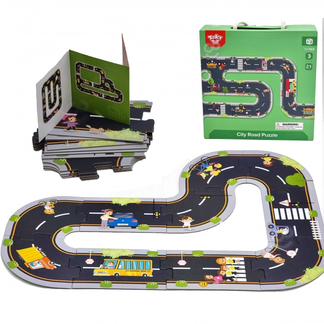 Tooky Toy Autopáska Puzzle
