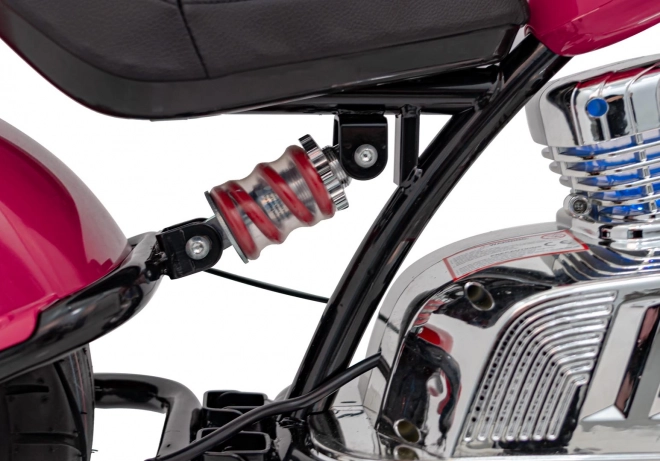 Dětský motocykl Chopper Warrior růžový