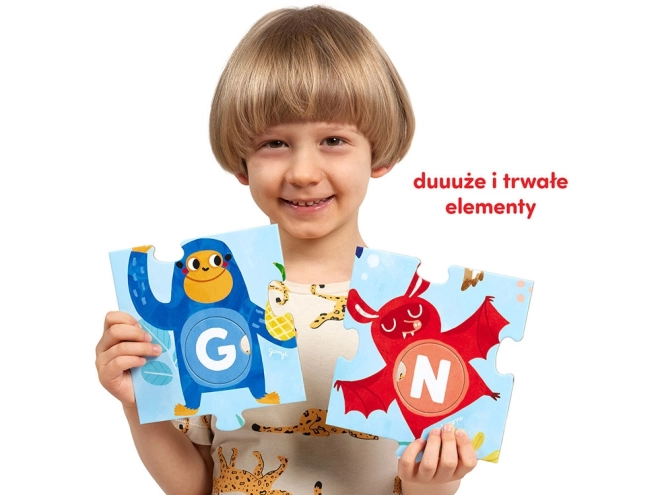 CzuCzu velké puzzle s dírkou Abeceda