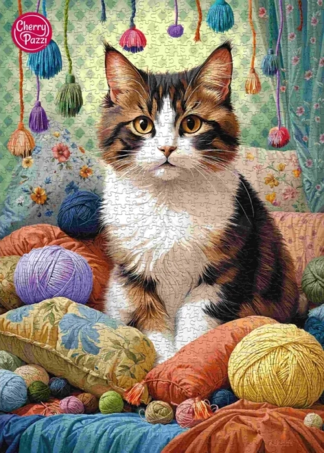 Cherry Pazzi puzzle Kočka v přízi