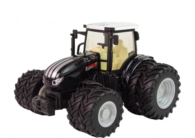 R/C traktor na dálkové ovládání černý 2,4G kovový