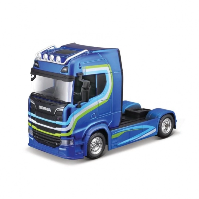 Bburago 1:43 Prevozniki Prilagojene Kabine Scania 770S – Modrý