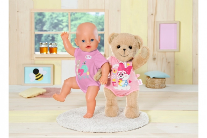 BABY born medvídek v růžovém oblečení