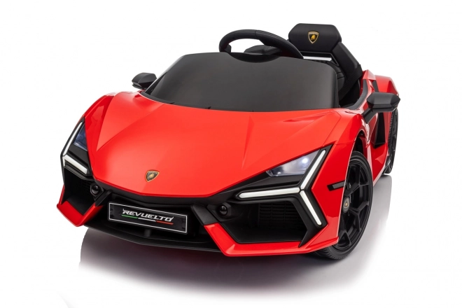 Dětské auto Lamborghini Revuelto červené