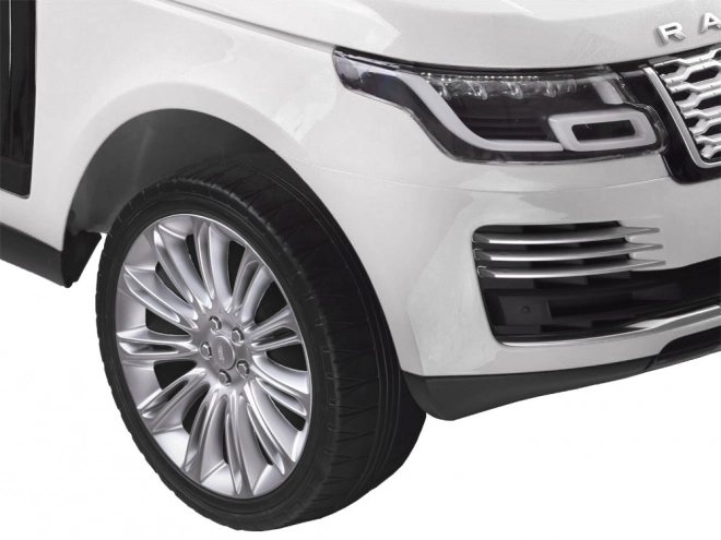Autíčko na akumulátor pro dvě děti Range Rover – Bílá