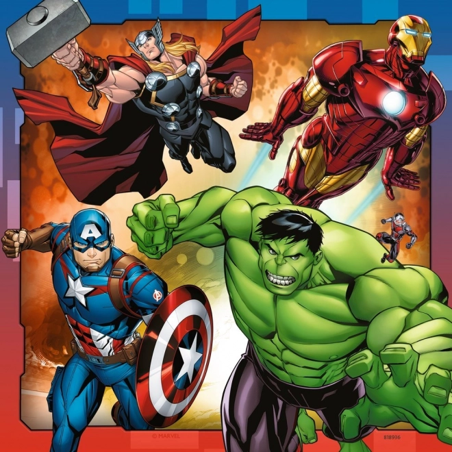 Puzzle 3x49 dílků Marvel Avengers