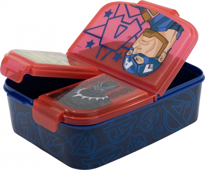 Box na svačinu Avengers s více přihrádkami