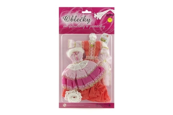 Oblečky pro panenky s doplňky - 2 kusy