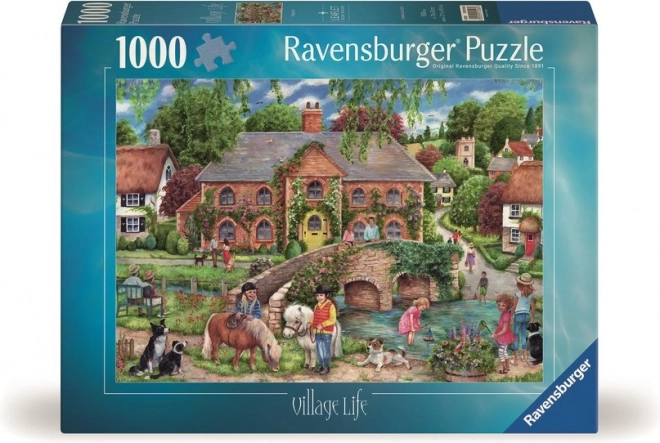 Puzzle Život na vesnici 1000 dílků