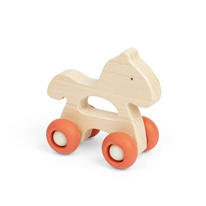 Dřevěné zvířátko na kolečkách Bigjigs Toys
