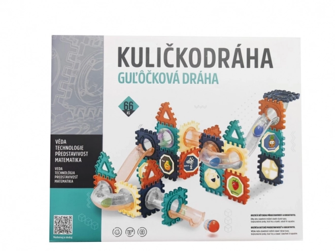 Kreativní kuličková dráha 66 dílků