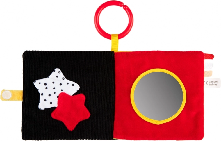 Kontrastní stránky a zrcátko pro stimulaci zraku