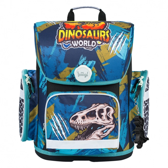 BAAGL SET 3 Ergo Dinosaurs World: aktovka, penál, sáček