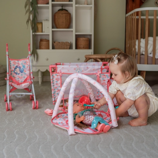 Měkké textilní doplňky a hrací podložka