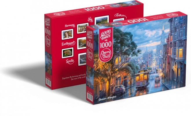 CherryPazzi puzzle dešťové odlesky 1000 dílků