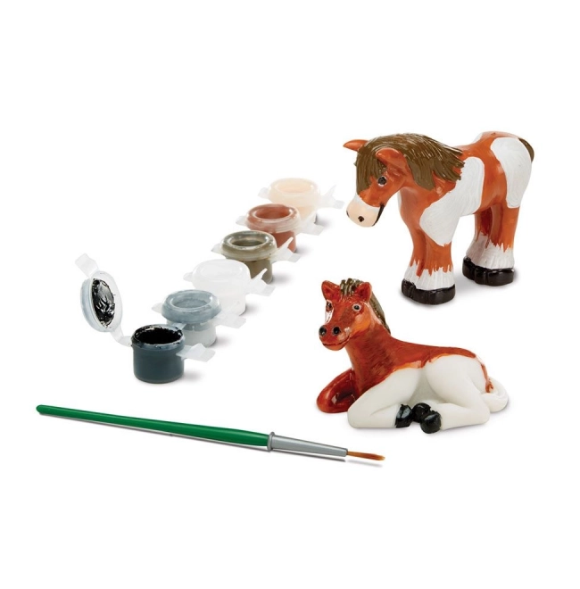 Koně - malování figurek - Melissa and Doug