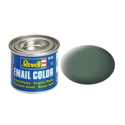Matná zelenošedá Emailová barva