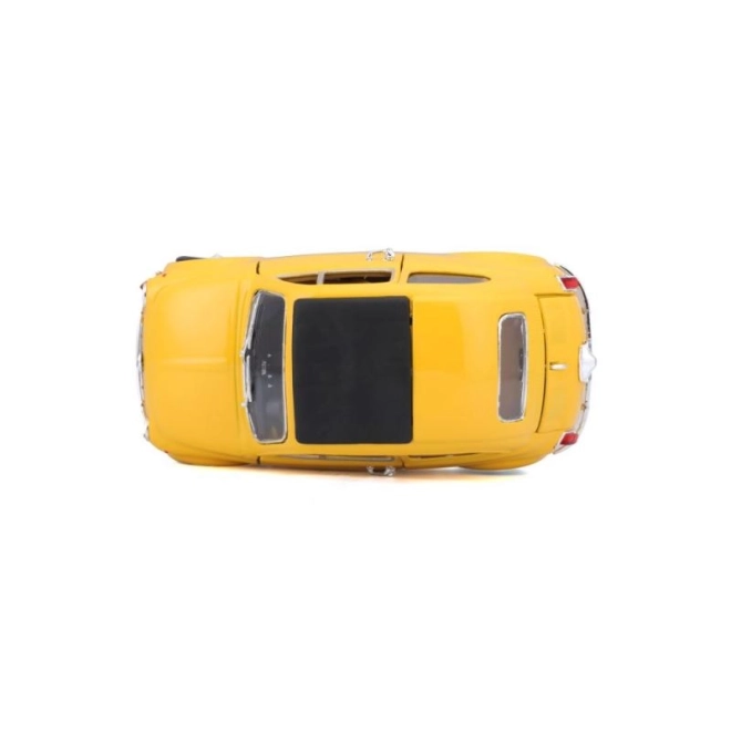 Bburago model auta Fiat 500 F 1965 žlutý 1:24