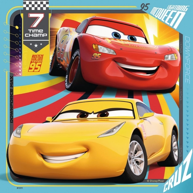 Ravensburger puzzle Auta 3: Na závodech
