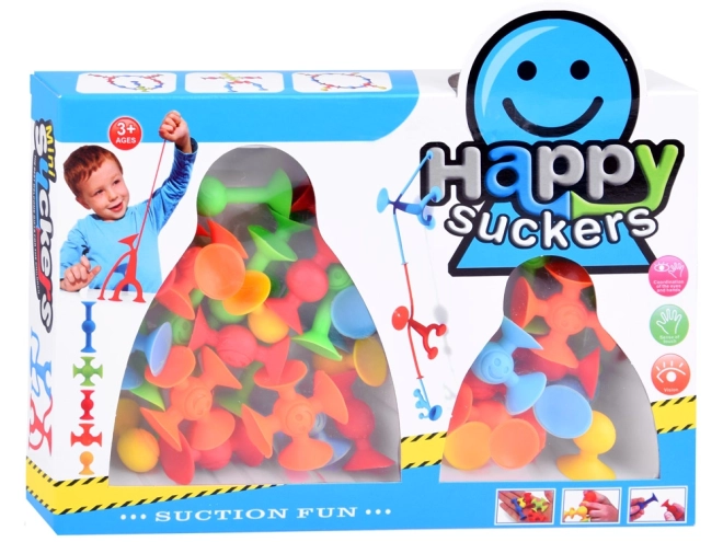 Ohebné silikonové přísavné stavebnice pro kreativní konstrukce