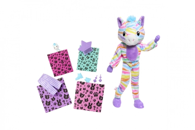 Barbie Cutie Reveal Barevné sny Zebra