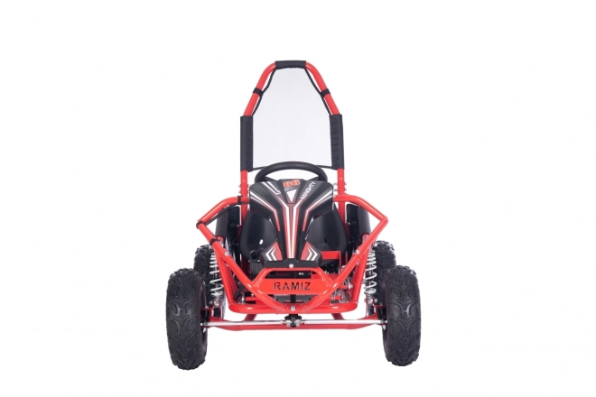 Elektrická motokára červená