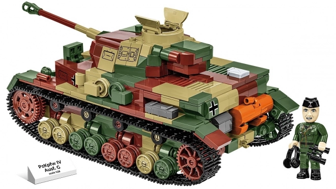 Stavebnice WWII Panzerkampfwagen IV Ausf. G z 1107 dílků