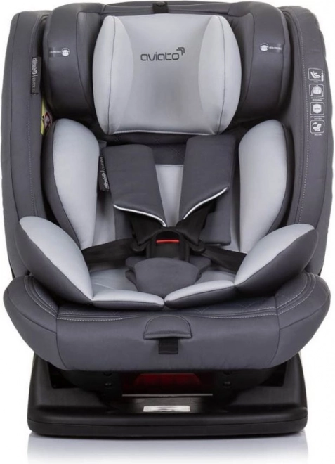 CHIPOLINO Autosedačka Aviato i-Size 40-150cm, Ash Grey