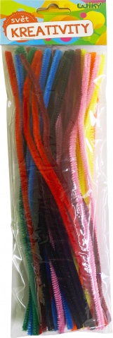 Žinylkové drátky 40 ks – mix barev, 30 cm