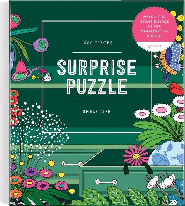 GALISON Surprise puzzle Život na poličce 1000 dílků