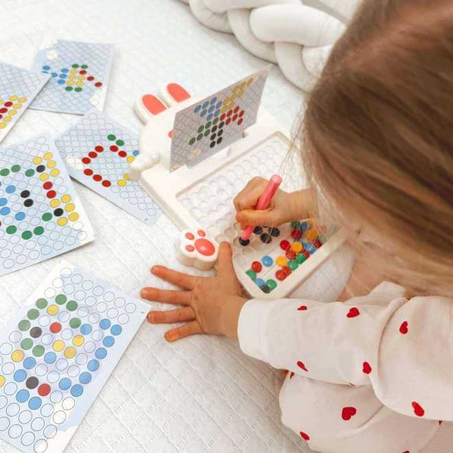 Magnetická tabule pro děti Montessori MagPad Králík