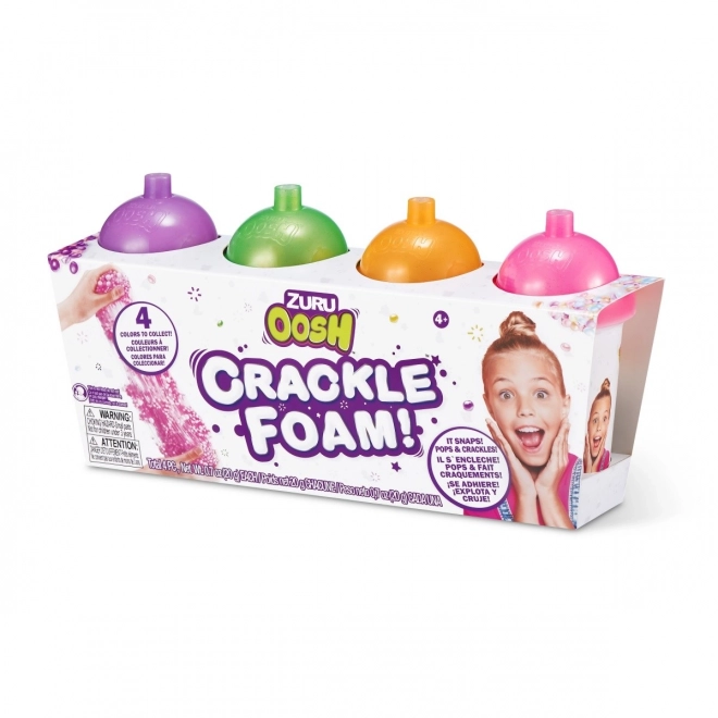 Slime Crackling Foam 4-pack karton po 6 kusech