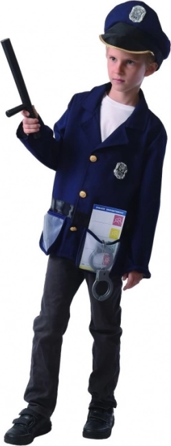 Karnevalový kostým Policista pro děti 130-140 cm