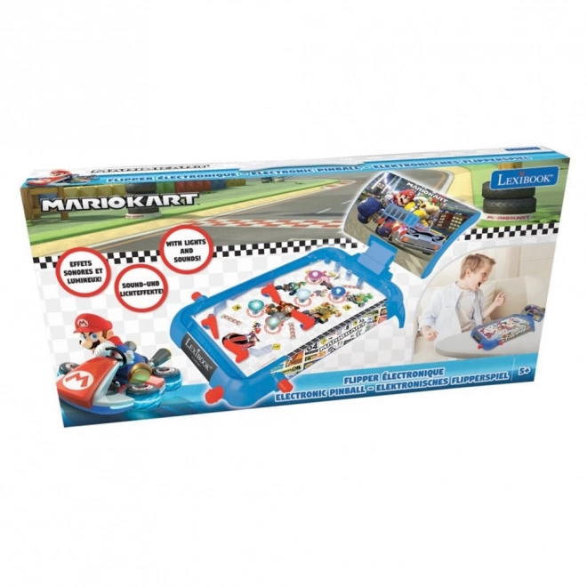 Elektronický stolní pinball Mario Kart