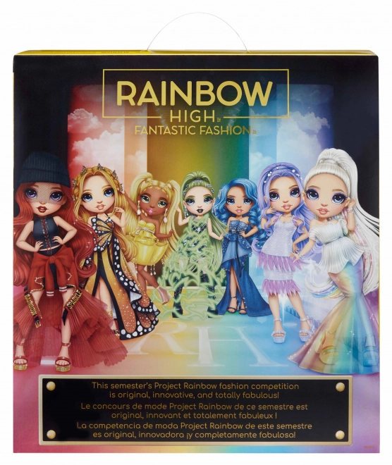 Rainbow High Fantastic Fashion Doll - ŽLUTÁ - Sunny Madison