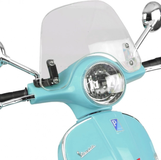 Elektrický skútr Vespa GTS Super pro děti – Zelená